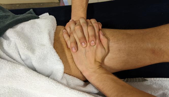 Massage onderbeen